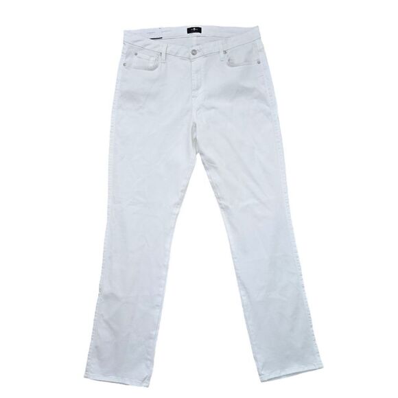 NWT 7 for All Mankind Kimmie Straight-leg Slim Illusion Luxe Jeans - Picture 1 of 9